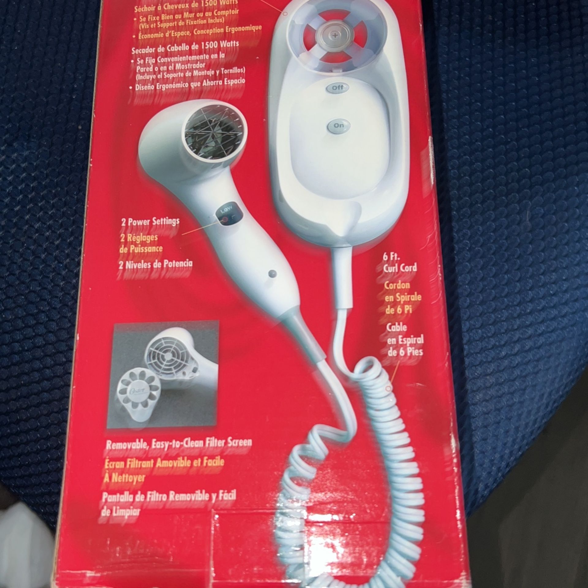 Wall Mount Hair Dryer