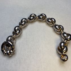 Vintage sterling silver link bracelet 39 Grams