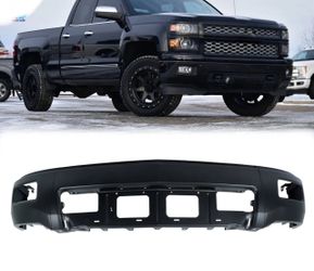 2014 2015 Chevy Silverado 1500 Front Bumper Black Steel bar assembly