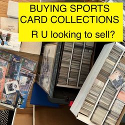 Do You Have Boxes Of Sports Cards Cluttering Up Your Space? I’m Looking To Purchase 