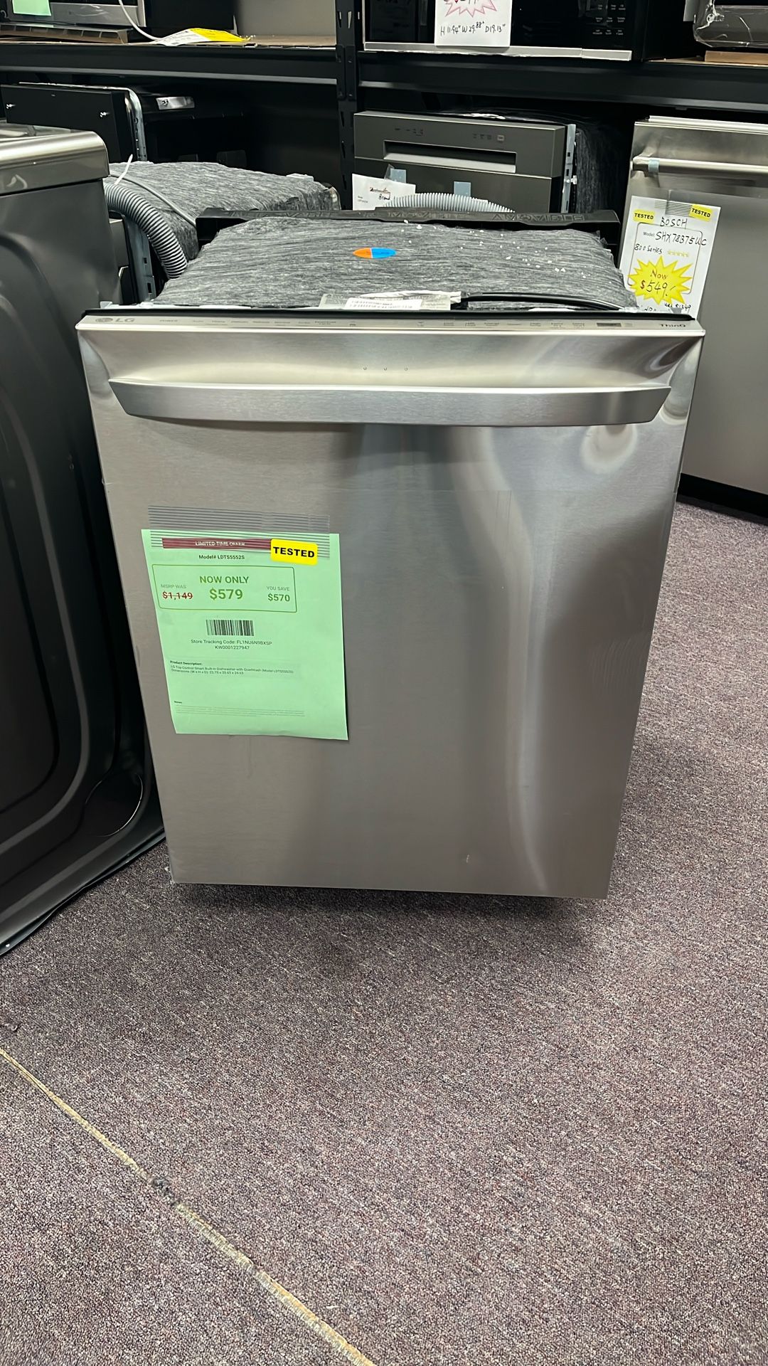 Dishwasher Stainless Steel New Open Box 1 Year Warranty 