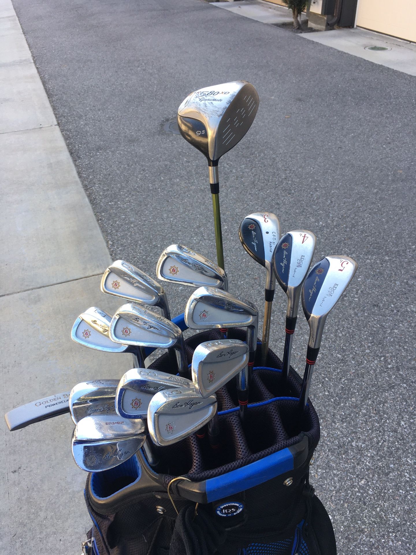 Ben Hogan Complete golf set irons 3-9 EW, LW