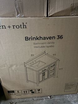 36” bathroom vanity