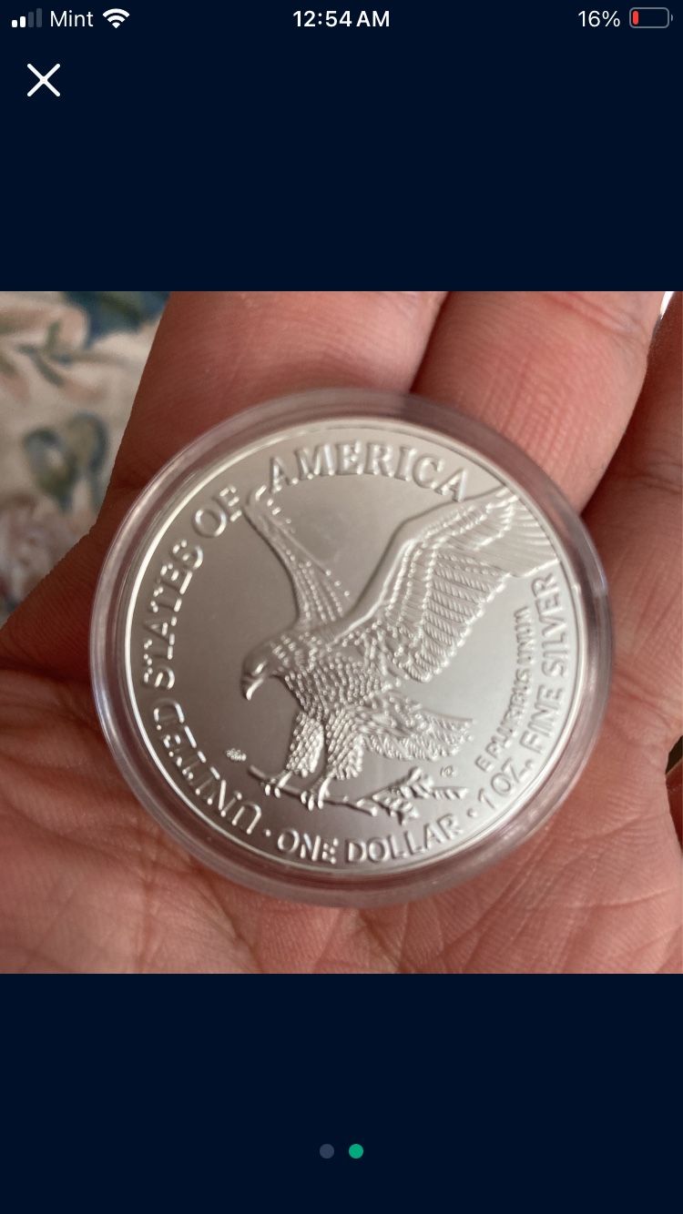 2022 Silver Dollar 99.9 Silver