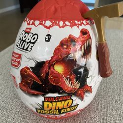 Robo Alive Volcano Dino Fossil Find 