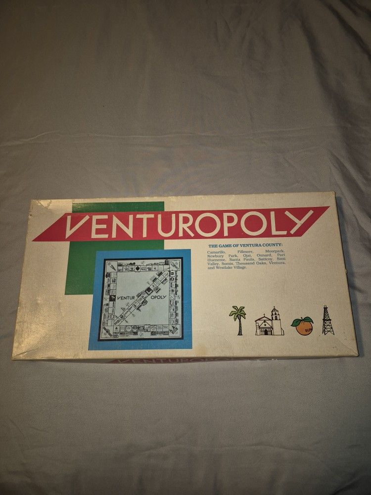 1986 Venturopoly Board Game