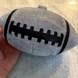 BNWT Le Miel Rhinestone Football Crossbody/Clutch