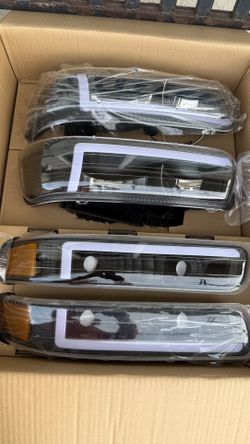 Luces delanteras para Tahoe y Suburban (2000–2006) y Silverado (1999–2002)