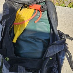 Raft With Oars and Storage Bag