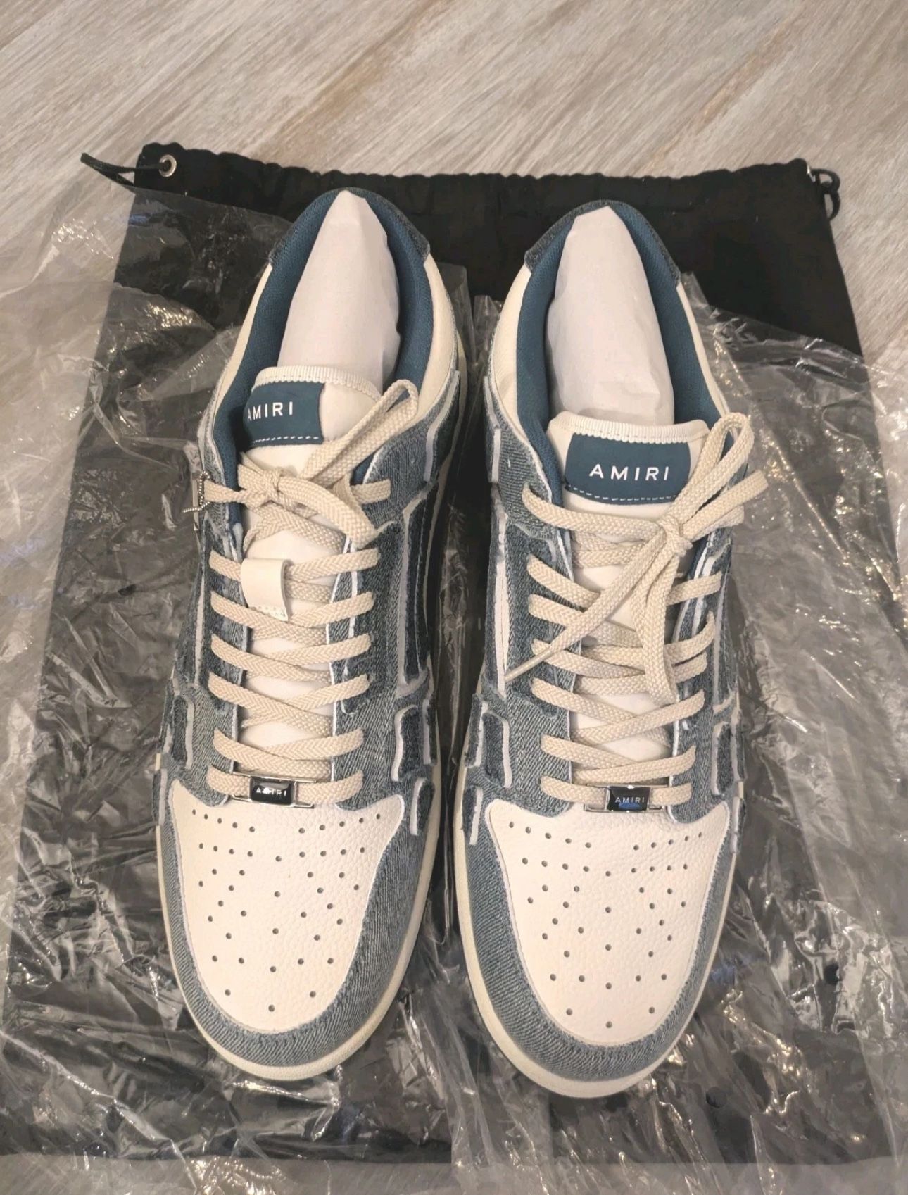 Amiri Denim Skel Top Lows