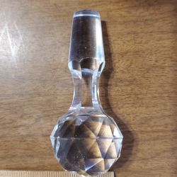 Beautiful Vintage Decanter/bottle Stopper 