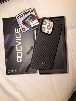 RD carbon fiber case + lens shield for iPhone 14 Pro Max