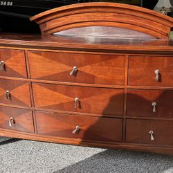 Dresser With Mirror  Pending PU
