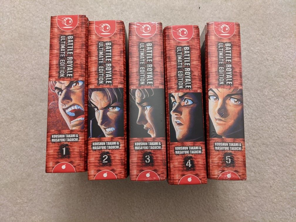 Battle Royale Ultimate Edition Hardcover Volumes 1 - 5