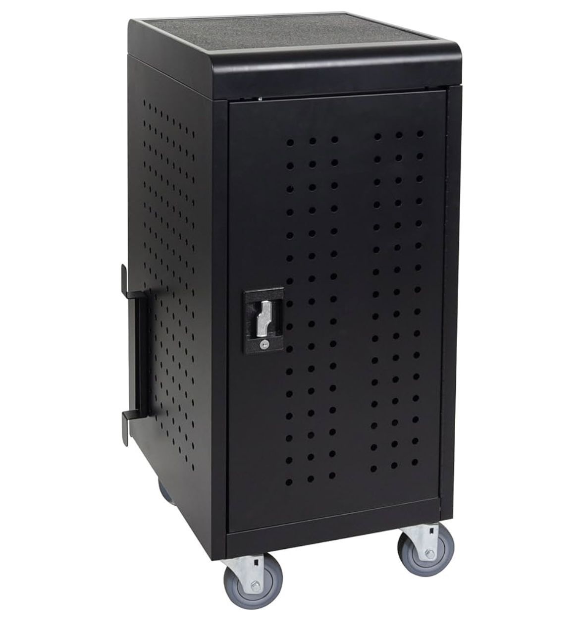 LUXOR LLTM24-B 24 Tablet/Chromebook Charging Cart, Black