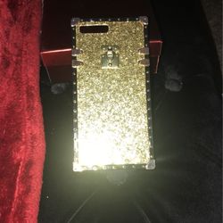 Iphone 7plus Gold Bling Phone Case
