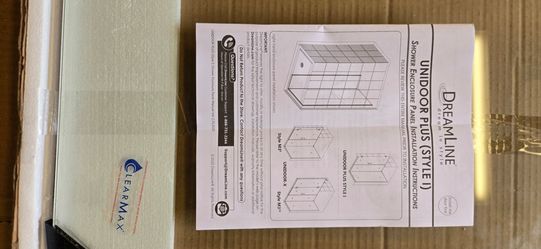 Shower Glass Door Panel