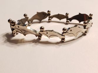 Sterling Silver Dolphin Bracelet