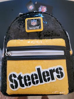 Loungefly NFL Pittsburgh Steelers Sequin Mini Backpack