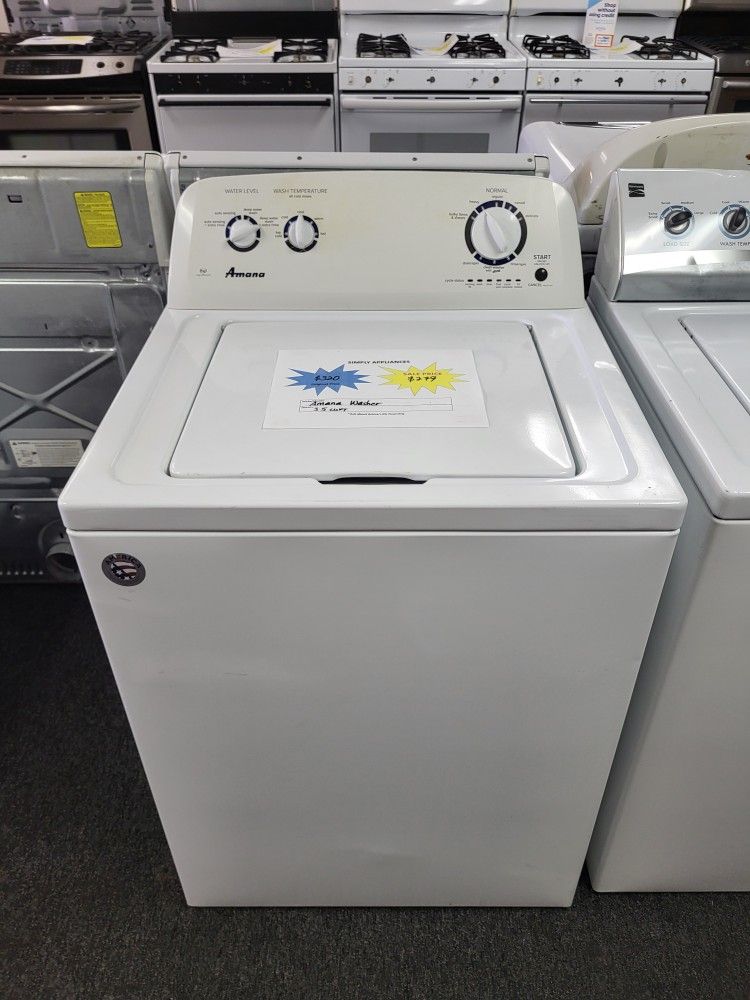 đź‘»Wicked Good Sales! Amana Washer-Warranty Included