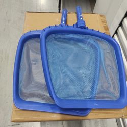 SPAG75310 Pool Nets, 2 Pack – Pole Not Included. Leaf Skimmer, Sturdy Plastic
