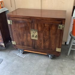 Vintage Henredon Media/Storage Cabinet Console