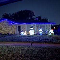 Christmas Lights Install 