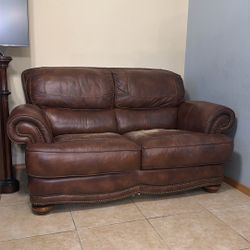 Brown Love Seat 