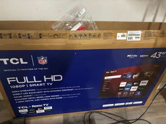 Brand new TV. Never used. 43 in