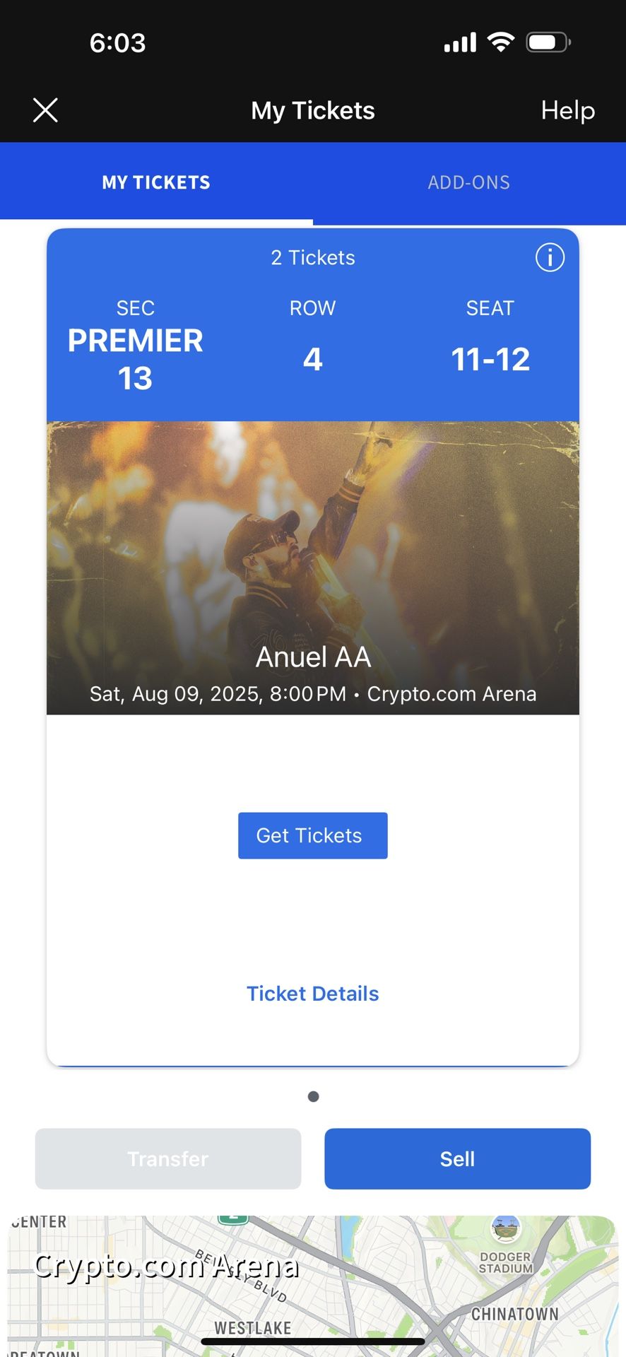 Anuel Concert Tickets