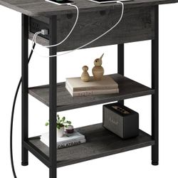 End Table with Charging Station
