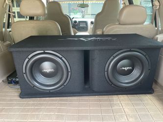 Two, 12-inch, dual 4-ohm, Skar Audio
