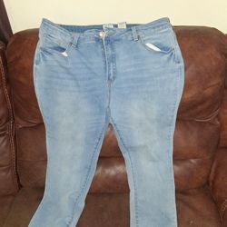 Womens blue jeans