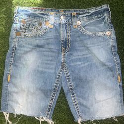 True religion Jean shorts