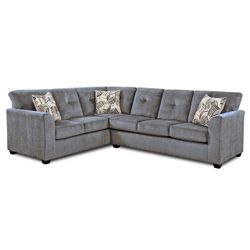 Nice Tufted Sectional L Shape
