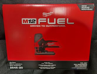 NEW Milwaukee M12 FUEL Jig Saw (Tool Only) - Model 2545-20 - Sealed Box