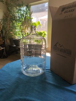 Italian Glass Fermenting Jug