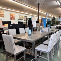 🔥Hot Deal🔥Brand New Dining Table With 8 Chairs $1199, Finance Available, Delivery Available 