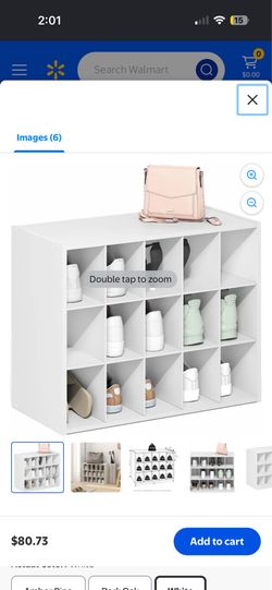 Shoe Rack, 15-Cube Shoe