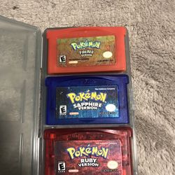Authentic Pokemon GBA Games 