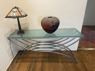Glass Entry Table
