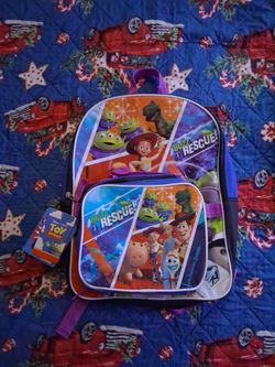 Toy Story 15 inch backpack with lunch bag