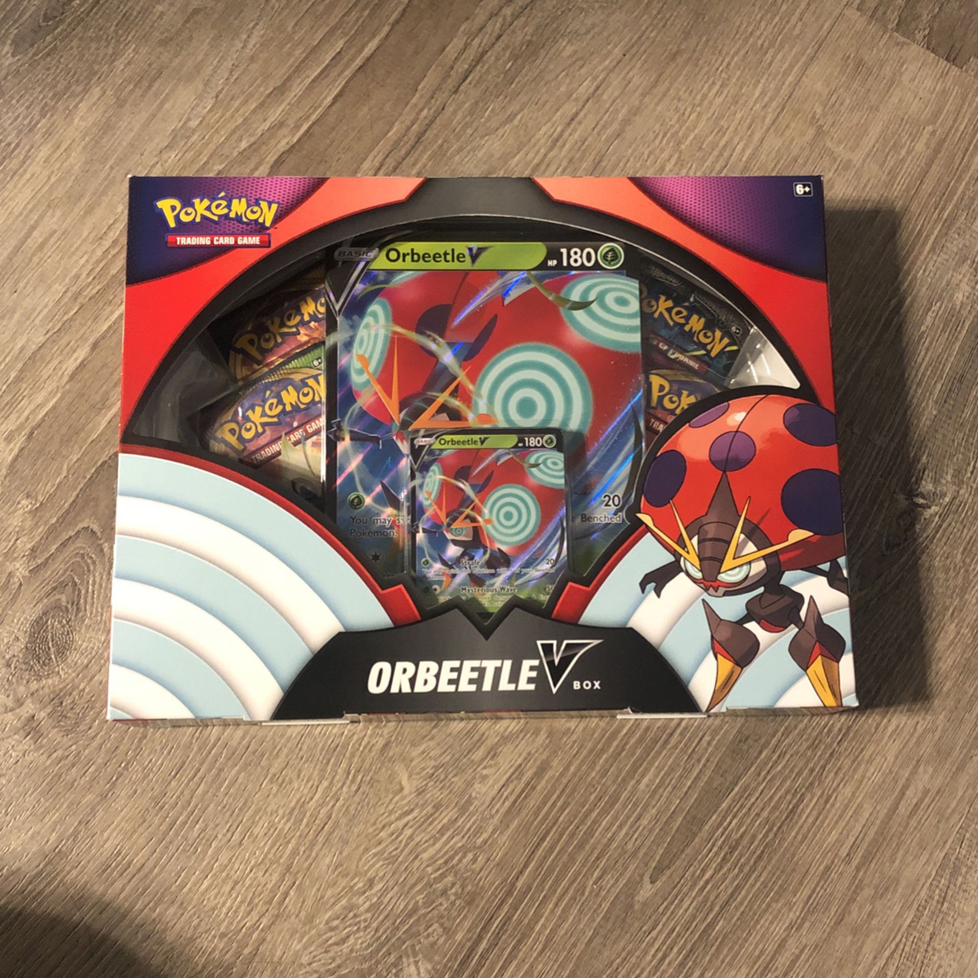 Pokemon TCG - Orbeetle V Collection Box - 4 Booster Packs Sealed NEW