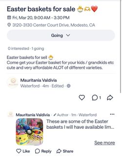 Easter baskets