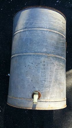 Vintage Galvanized Cooler 30 gallon