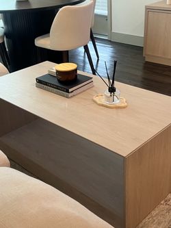 Modern Wood Coffee Table – Minimalist
