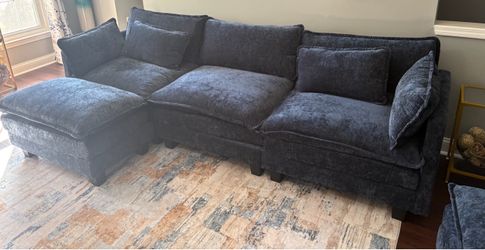 Gently used sofa/ottoman