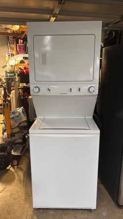 Frigidaire stacked washer and gas dryer