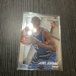 2014 Prizm Joel Embid Rookie Basketball Card Philadelphia 76ers MVP 7x All Star HBV $120