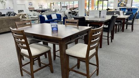 Brand New Transitional style counter height dining set